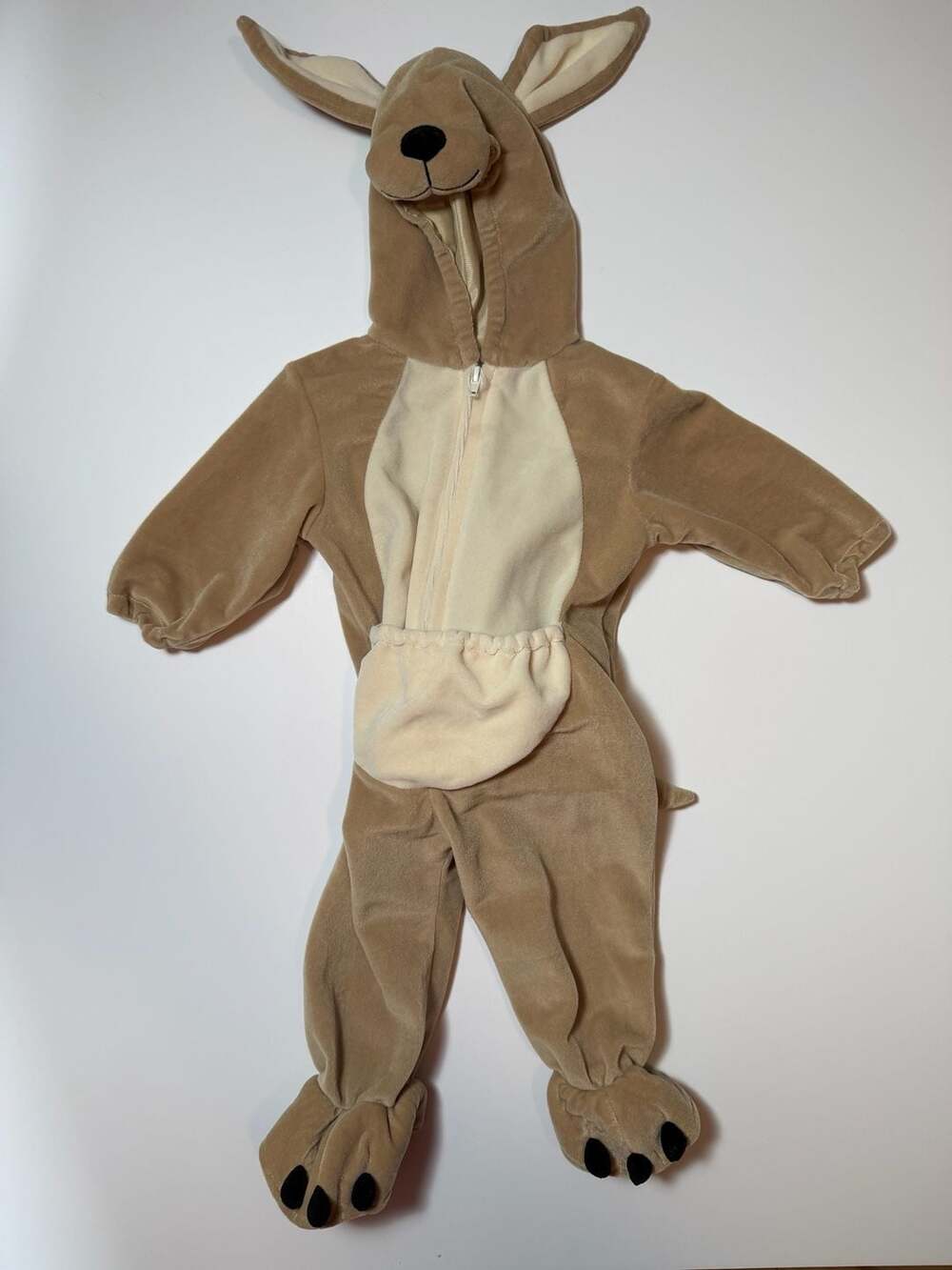 Miniwear Infant Kangaroo Halloween Costume Plush Jumpsuit 12 Months